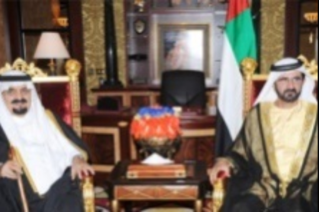 محمد بن راشد يتسلم رسالة أخوية من أمير دولة الكويت