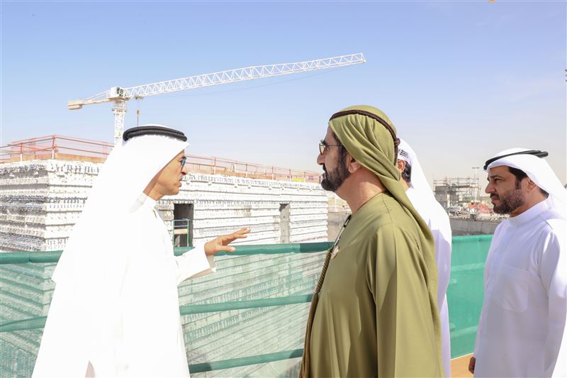 Mohammed bin Rashid reviews Progress of “Dubai Creek Tower” Project
