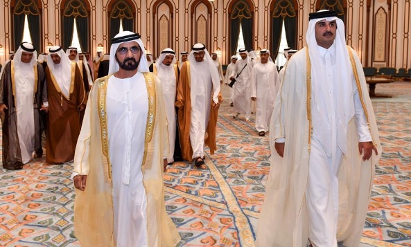 Mohammed bin Rashid, Mohammed bin Zayed and UAE rulers express their condolences on Khalifa bin Hamad Al Thani's death