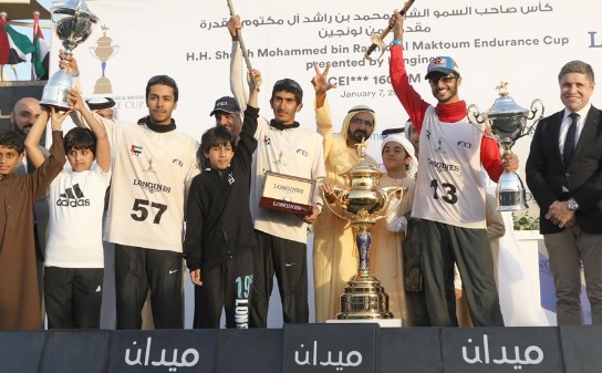 Mohammed bin Rashid crowns Al Mazroui winner of Sheikh Mohammed Endurance Cup