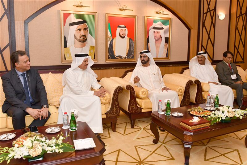 Mohammed bin Rashid receives Ministers of Transportation in brotherly and friendly countries