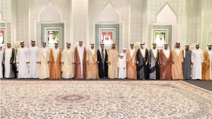 Mohammed bin Rashid, Saud bin Saqr Al Qasimi and Crown Princes attend Al Maktoum weddings