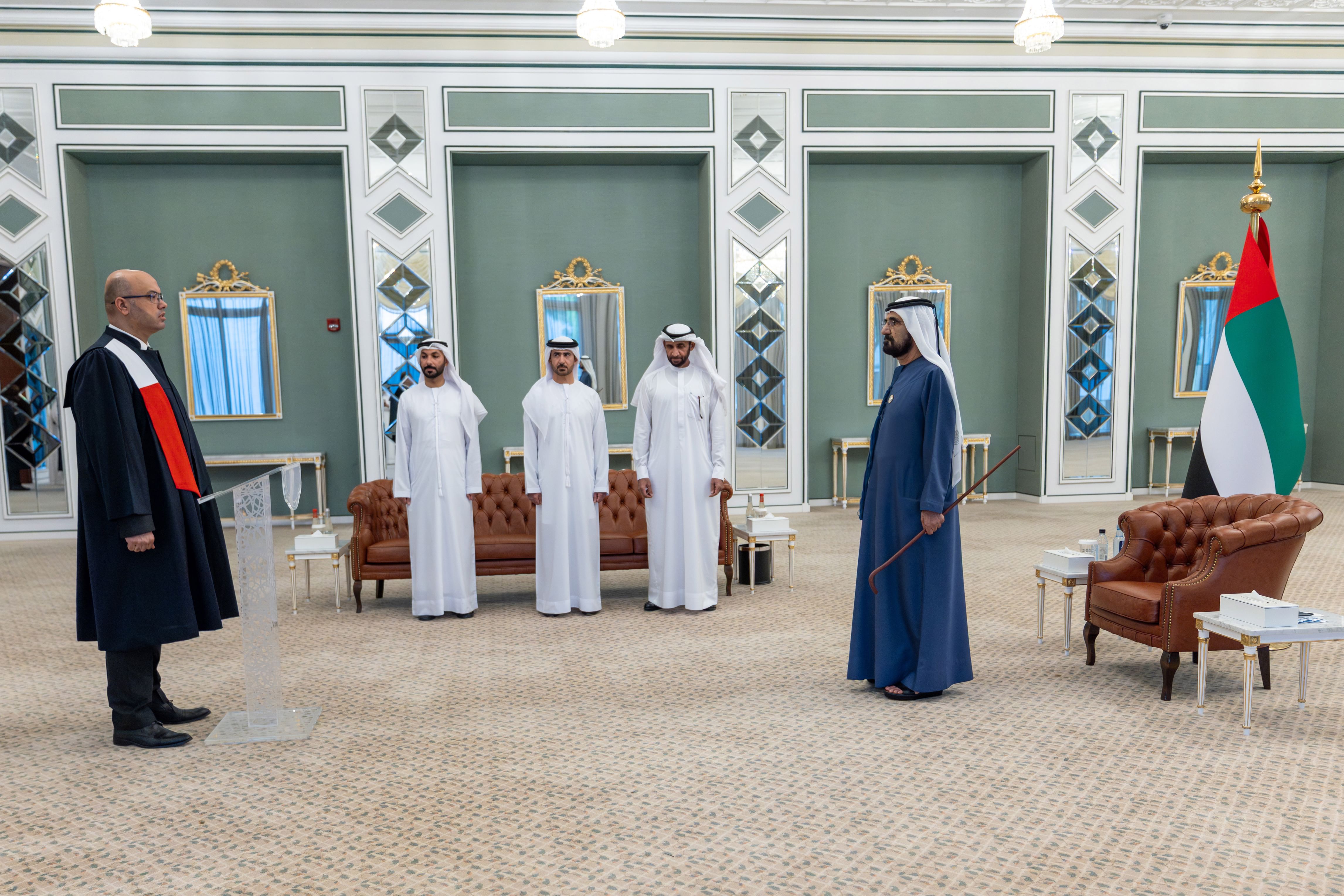 Mohammed bin Rashid presides over swearing-in ceremony of 35 new judges at Dubai Courts