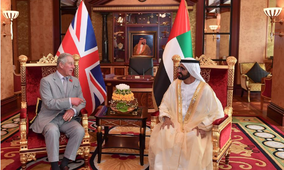 Mohammed bin Rashid meets UK Crown Prince & Prince of Wales 