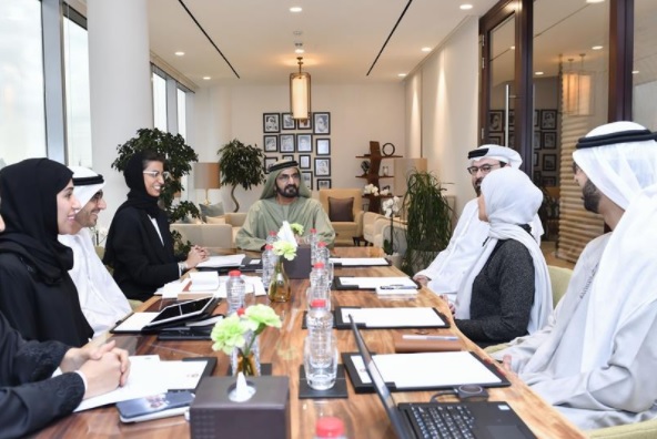 Mohammed bin Rashid meets new ministers of UAE government