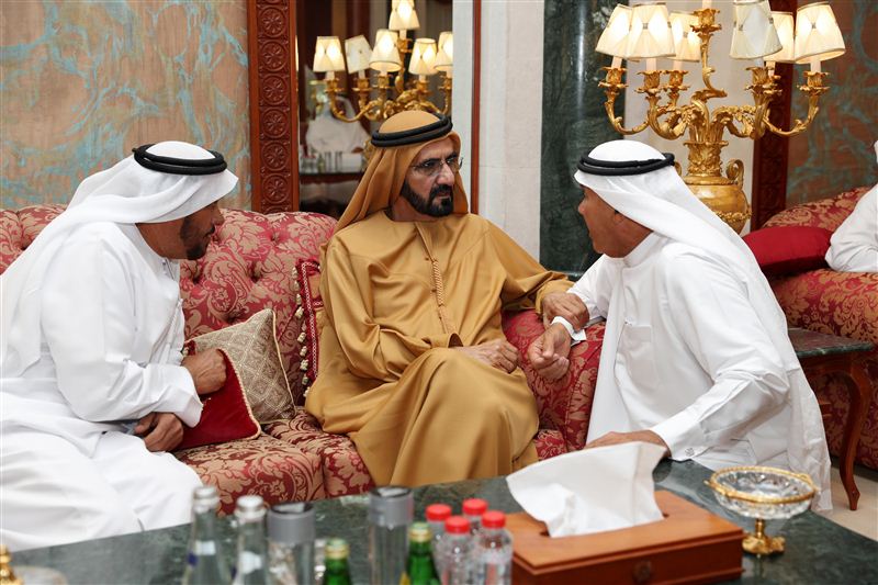 Mohammed bin Rashid offers condolences on death of mother of Musabbeh Al Fattan  and Mohammed Al Romaithi