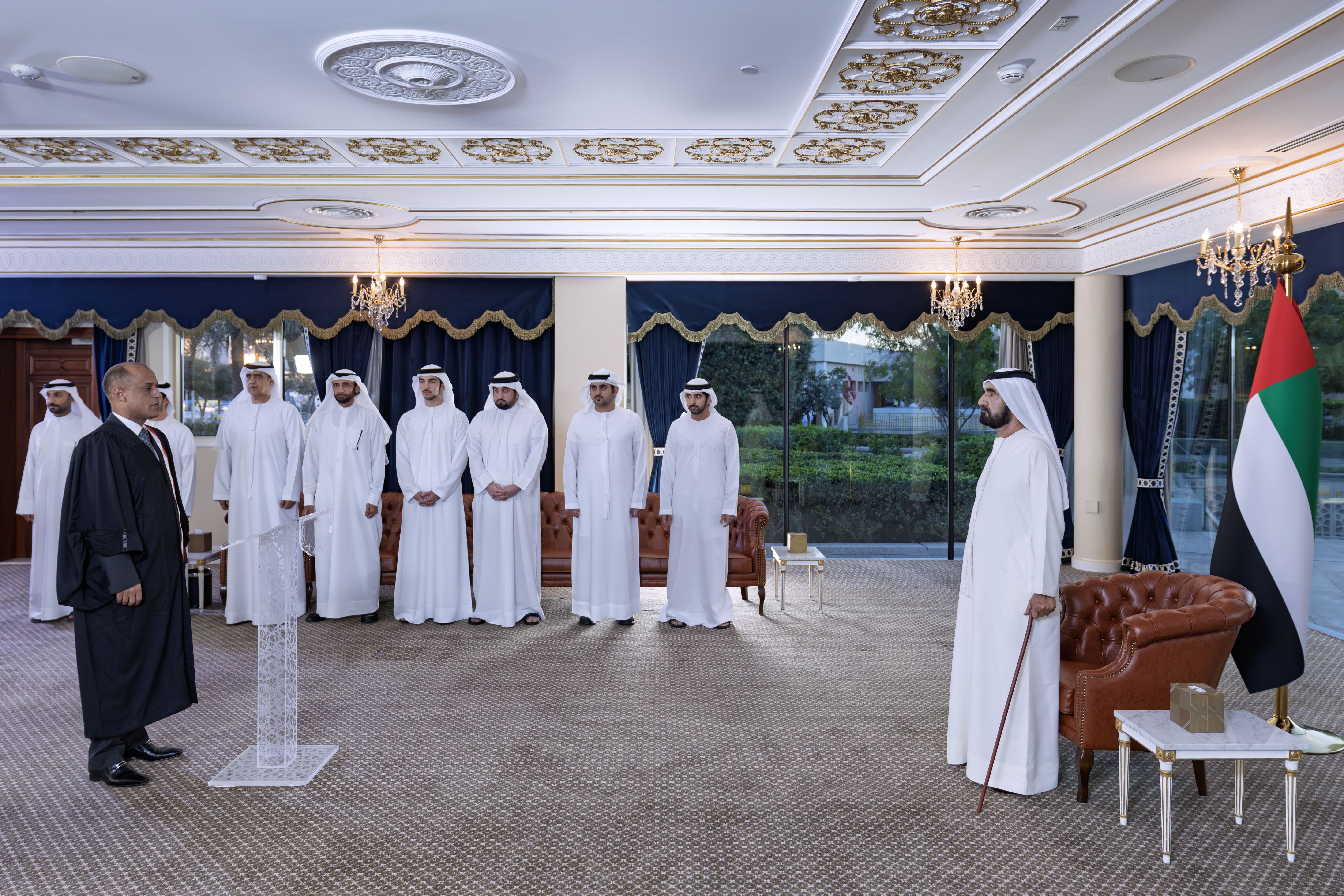 Mohammed bin Rashid presides over swearing-in ceremony of new judges at Dubai Courts
