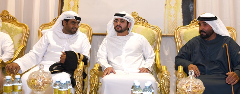 Maktoum bin Mohammed attends Al Shamsi and Al Mansouri wedding 