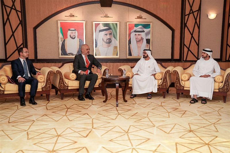 Mohammed bin Rashid and Albanian Prime Minister discuss bilateral relations and means of enhancing them 