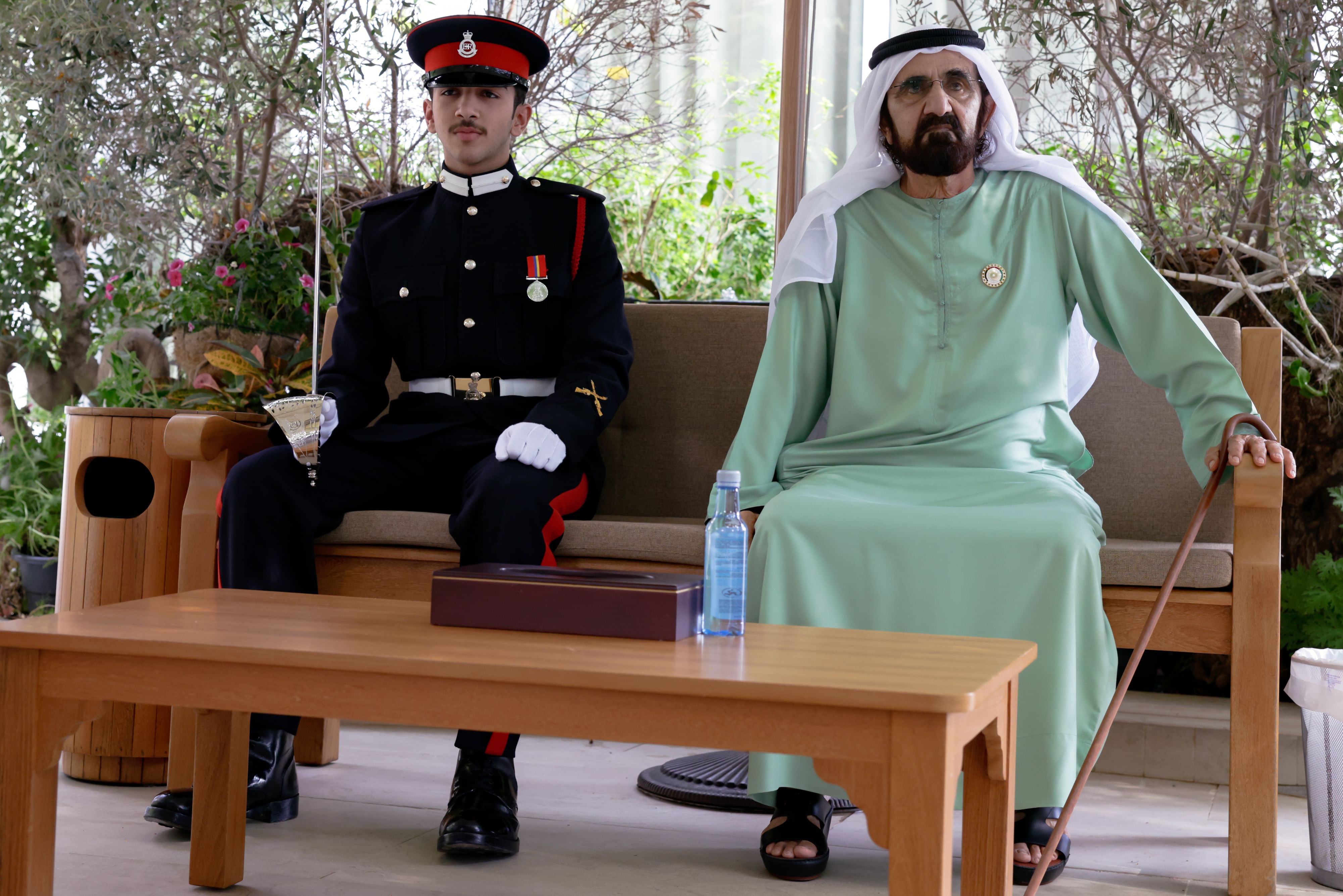 Vice President congratulates Mohammed bin Rashid bin Mohammed on his graduation from Royal Military Academy Sandhurst