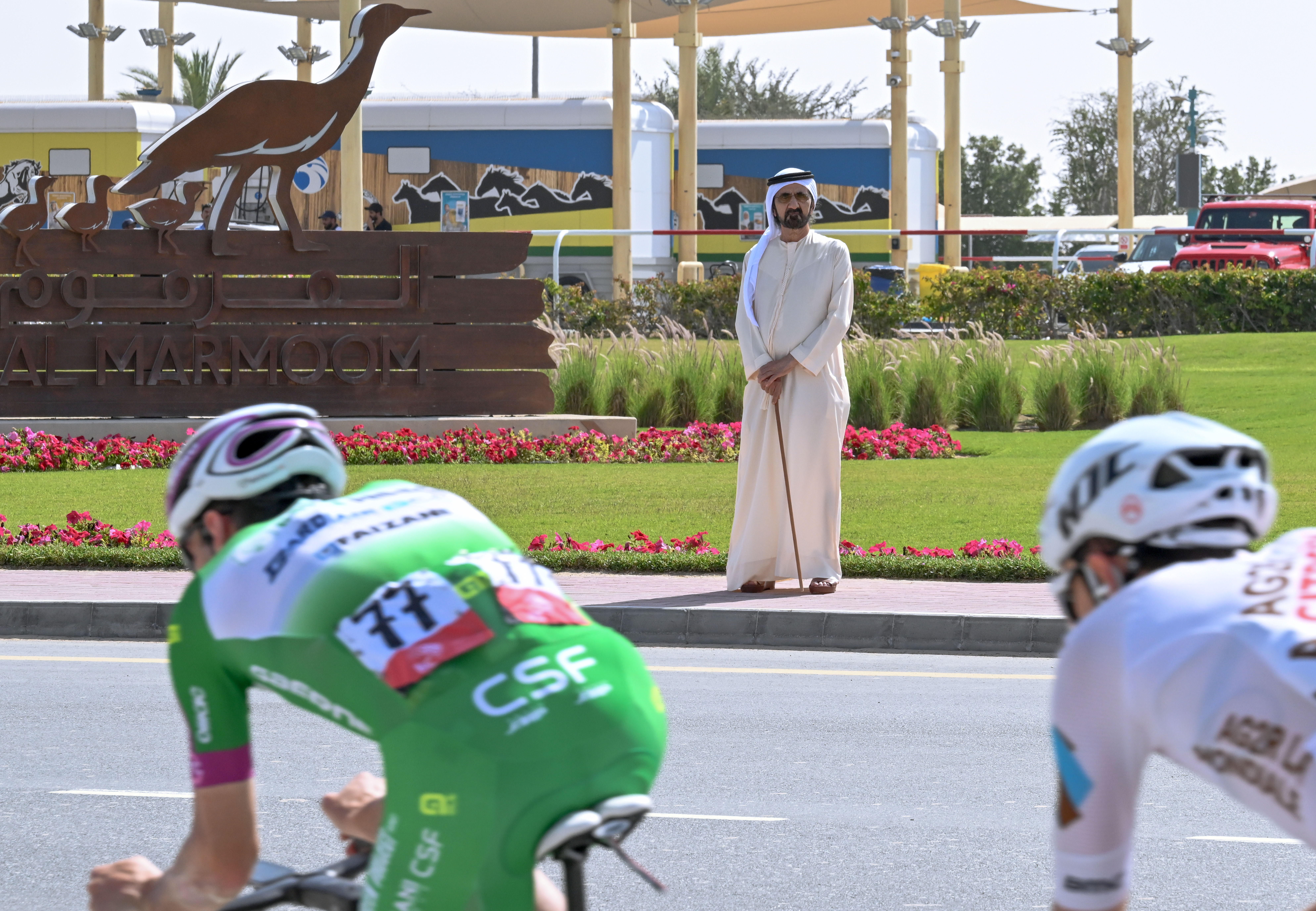 Mohammed bin Rashid attends fourth stage of UAE Tour held in Dubai