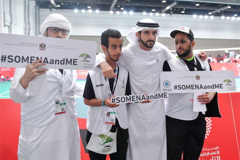 Hamdan bin Mohammed attends Special Olympics IX MENA Games
