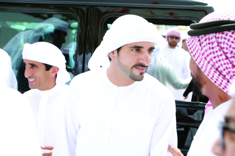 Hamdan bin Mohammed attends Maktoum bin Rashid Camel Racing Cup in Al Marmoum