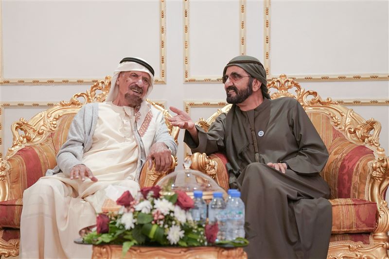 Mohammed bin Rashid visits Ahmed Al Suwaidi and checks on his health