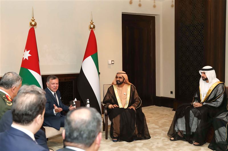 Mohammed bin Rashid meets Jordanian King
