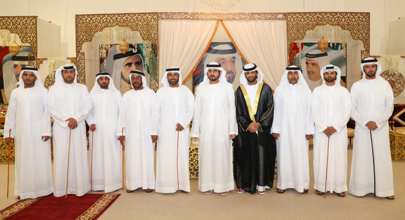 Maktoum bin Mohammed attends Al Amri weddings