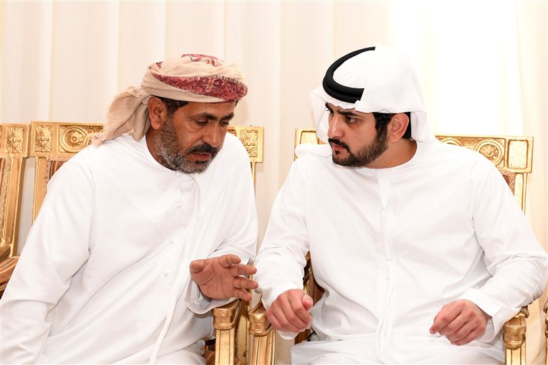 Maktoum bin Mohammed offers his condolences on the death of Salem Khalifa Al Ketbi