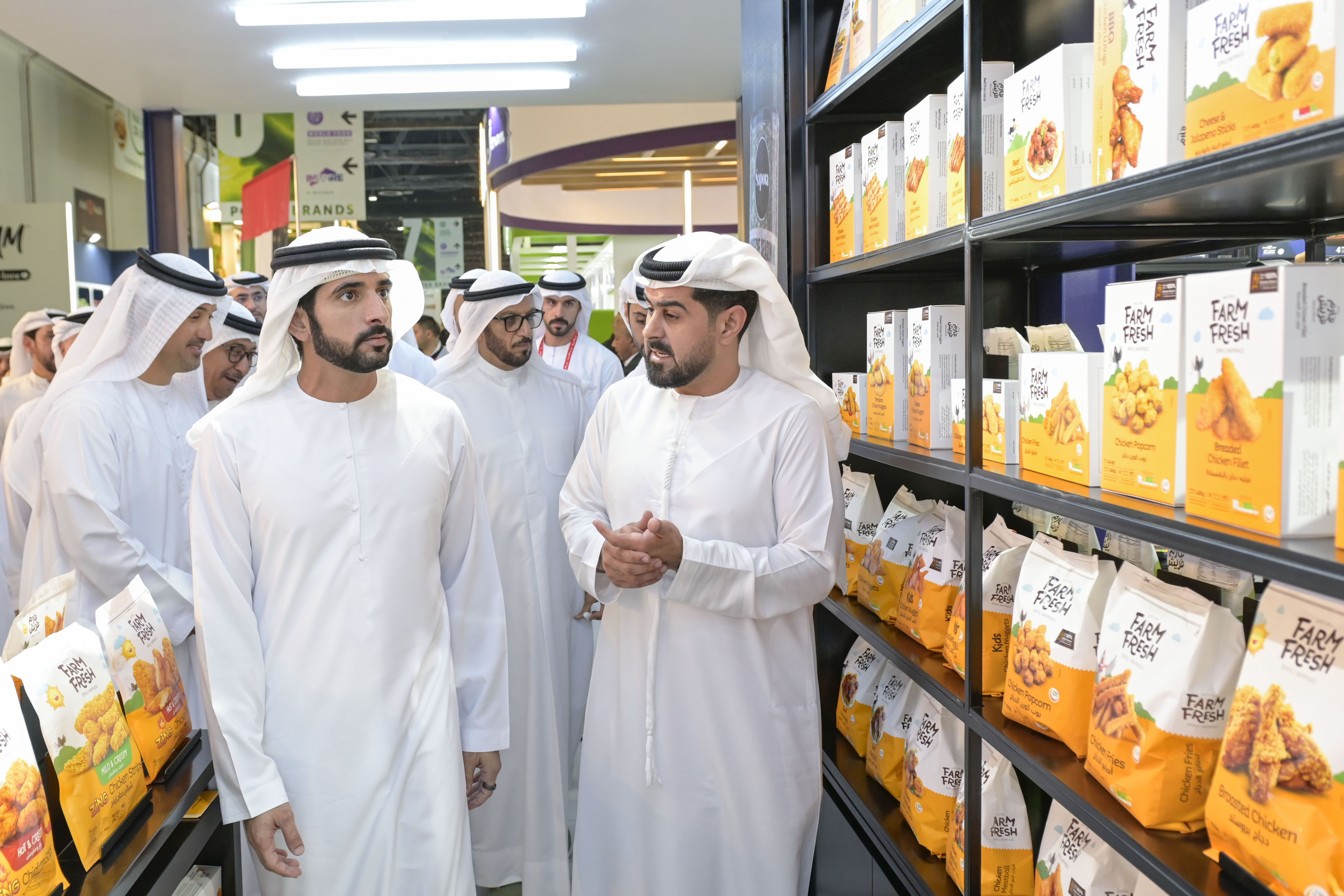 Hamdan bin Mohammed tours Gulfood 2023