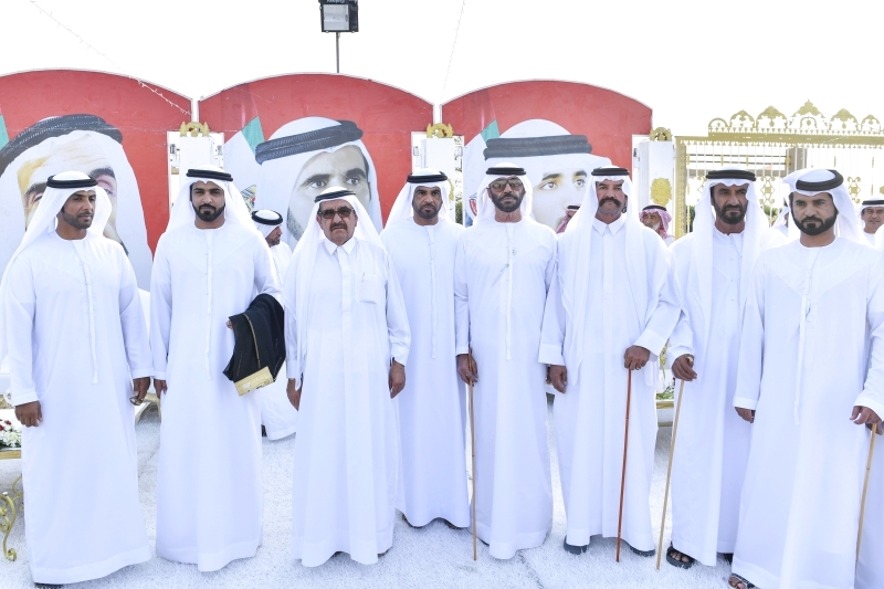 Hamdan bin Rashid attends Bin Saroud and Al-Ketbi wedding ceremonies