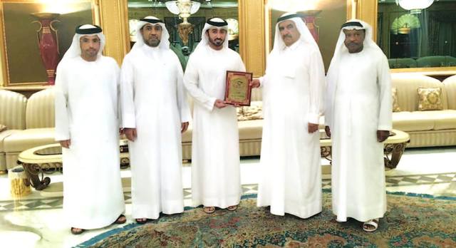 Hamdan bin Rashid Receives UAE Cycling Federation Delegation