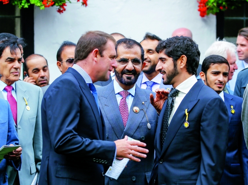 Mohammed bin Rashid witnesses UAE horses’ victory at Newmarket Racecourse