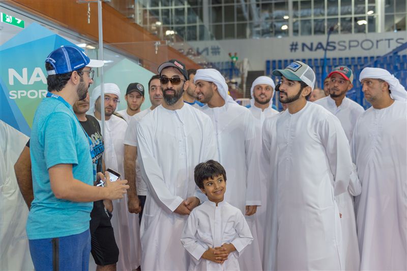 Hamdan bin Mohammed attends Nad Al Sheba Sports Tournament