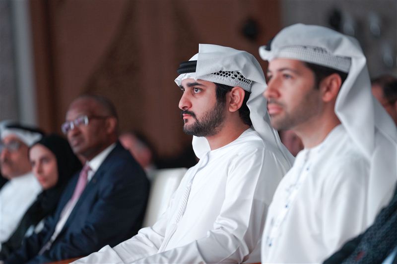 Maktoum bin Mohammed attends the events of the first Global Financial Forum