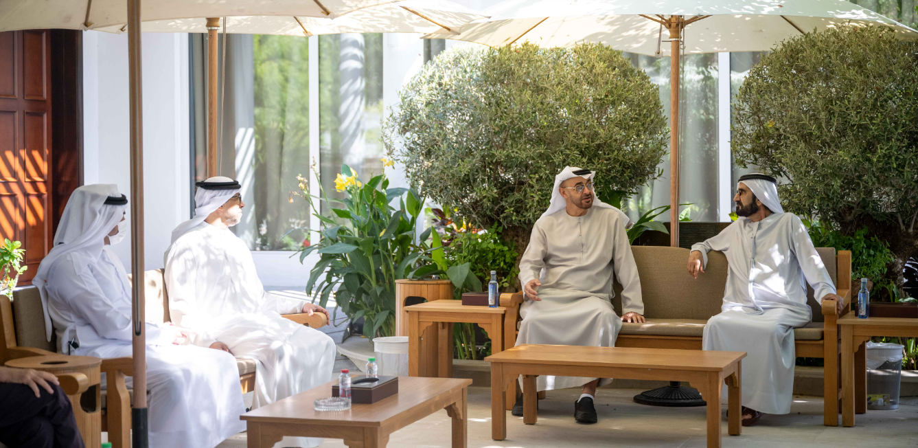 UAE President meets Mohammed bin Rashid in Dubai