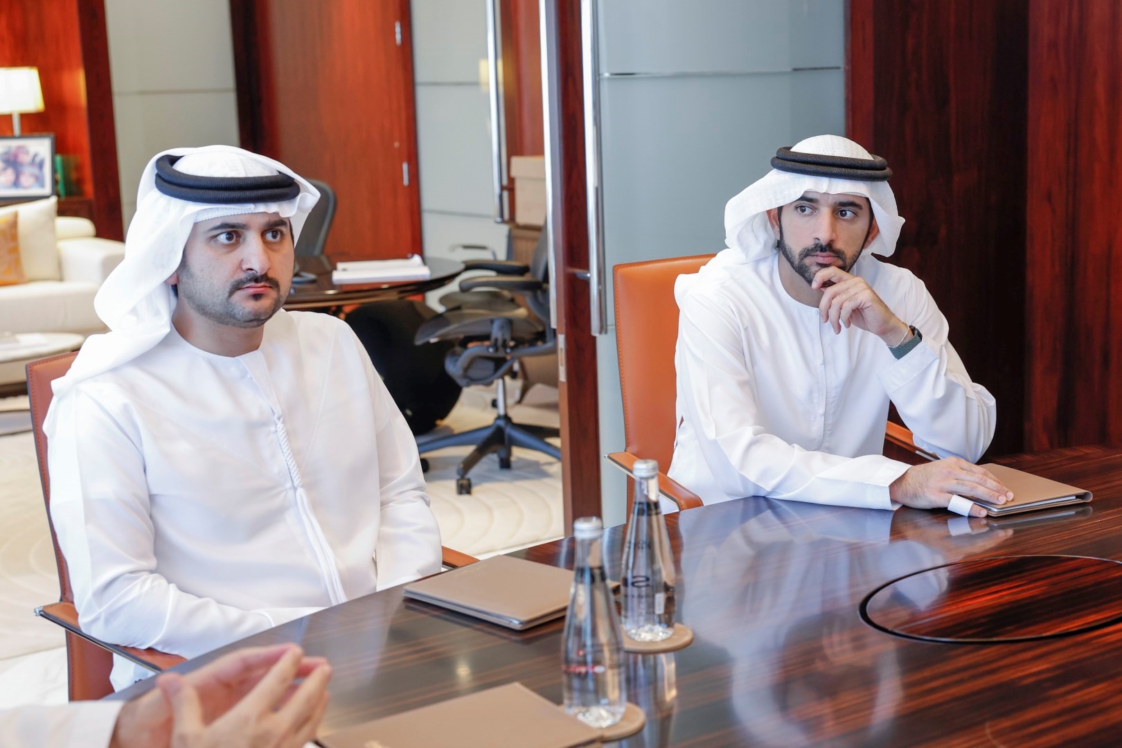 Hamdan bin Mohammed, Maktoum bin Mohammed issue directives to set up task force to track digital economy
