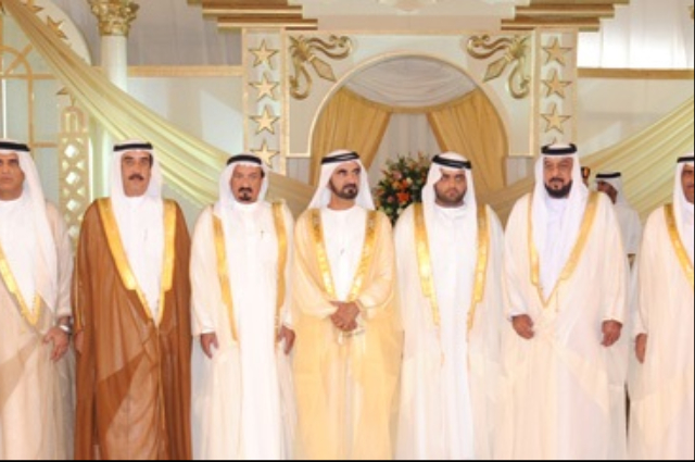 محمد بن راشد يشهد سباق سبارتان 