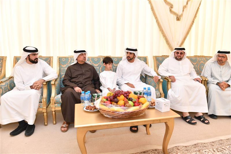 Hamdan bin Mohammed offers condolences to families of nation's martyrs
