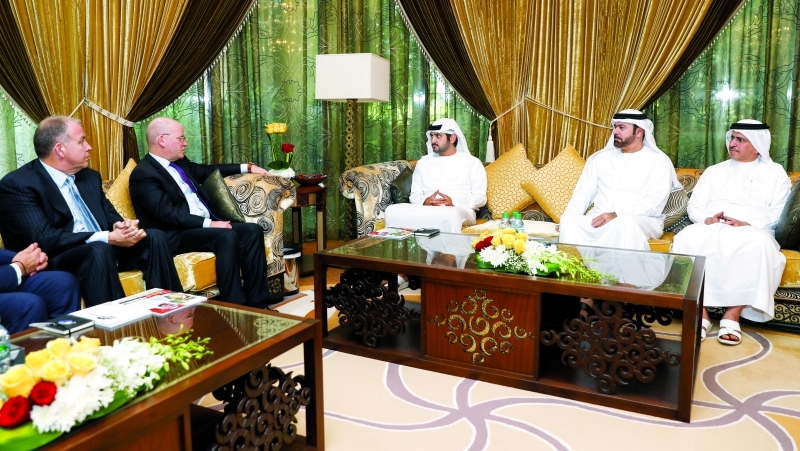 Maktoum bin Mohammed discusses ways of cooperation with General Electric