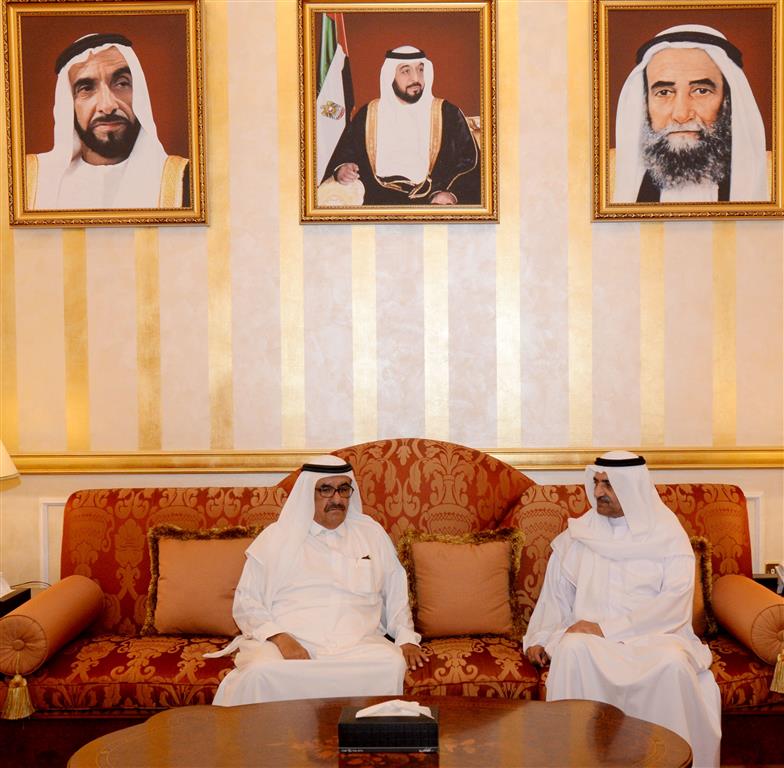 Hamdan bin Rashid offers condolences to Fujairah Ruler on death of Hamad bin Saif Al Sharqi