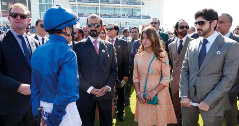 Mohammed bin Rashid attends English 2000 Guineas 