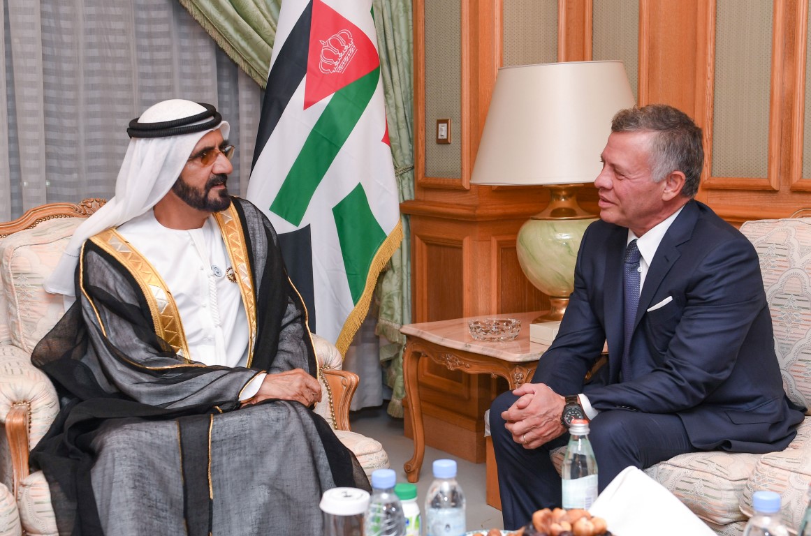 Mohammed bin Rashid meets with Abdullah II in Makkah on sidelines of quartet meeting on Jordan