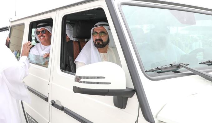 Mohammed bin Rashid attends final races of Al Marmoum Heritage Festival