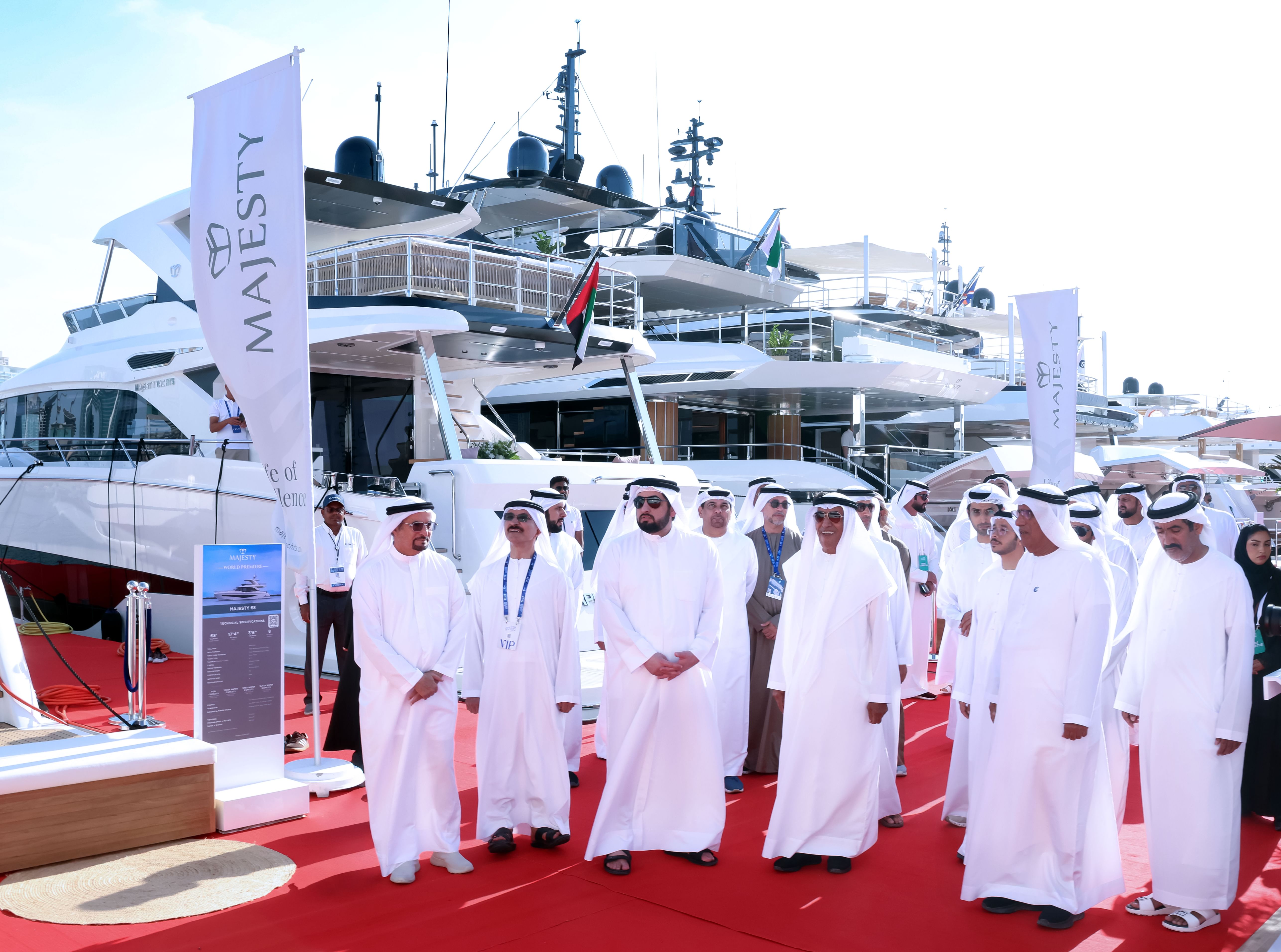 Ahmed bin Mohammed opens 31st edition of Dubai International Boat Show