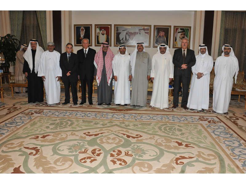 Hamdan bin Rashid receives the chairman and board of directors of Arab Authority for Agricultural Investment and Development