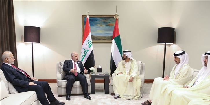 Mohammed bin Rashid meets Iraqi PM on sidelines of Arab Summit
