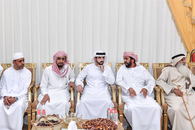Hamdan bin Mohammed offers condolences to Alkaabi family