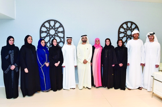 Mohammed bin Rashid meets sons of the Deceased Khalfan Mohammed Al Roumi