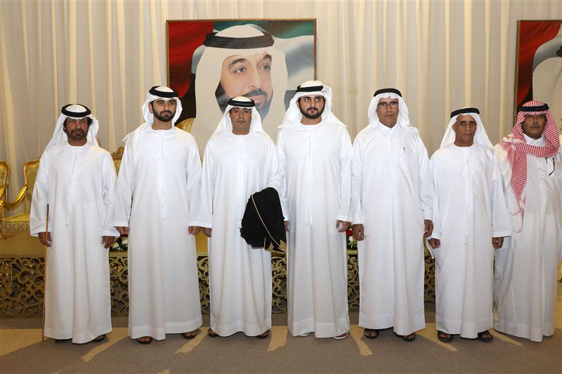 Maktoum bin Mohammed attending wedding ceremony of Al Ameri
