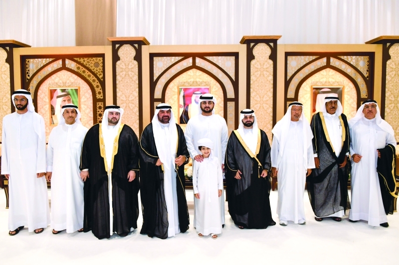 Maktoum bin Mohammed Attends Weddings of Galadari and Abbasi 