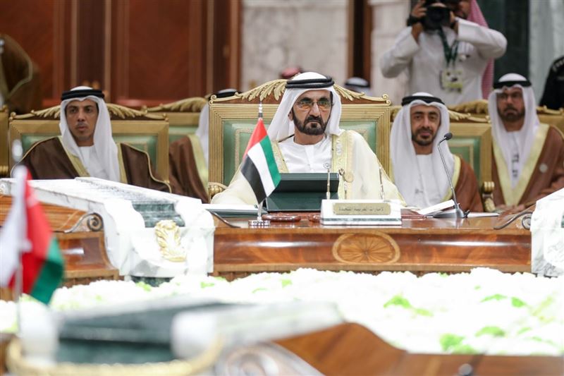 Mohammed bin Rashid attends the opening of 39th GCC Summit in Riyadh