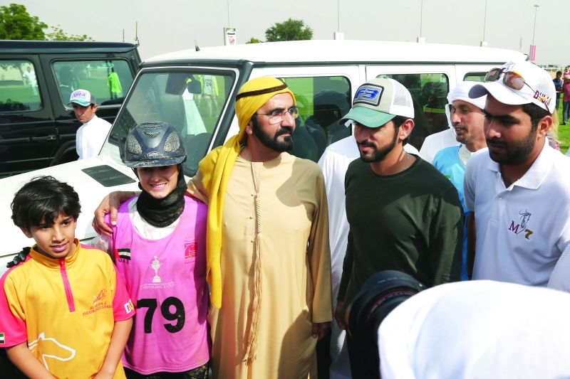 Mohammed bin Rashid attends Ladies Endurance Race