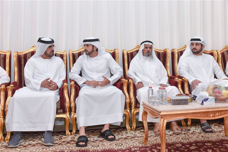 Hamdan bin Mohammed offers condolences on death of Obaid Humaid Al Muhairi