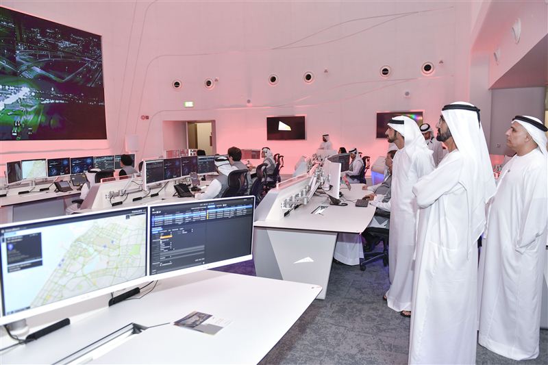 Mohammed bin Rashid inaugurates Dubai Enterprise Command and Control Centre for Road and Transport Systems