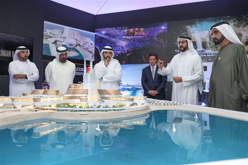 Mohammed bin Rashid launches an Integrated Island for Touristic and Recreational Services Project on Jumeirah Beach   