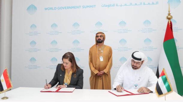 Mohammed bin Rashid attends signing of MoC between UAE and Egypt in fields of performance development, excellence, and government services