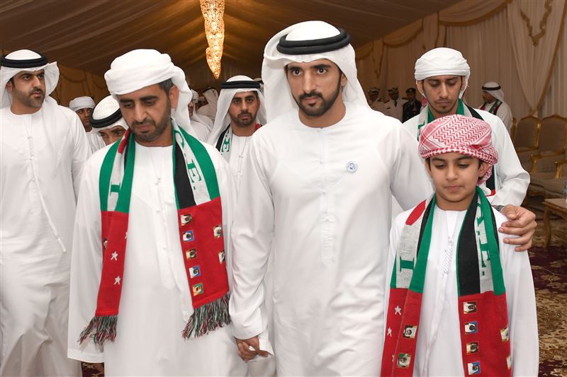 Hamdan bin Mohammed offers condolences to families of UAE martyrs